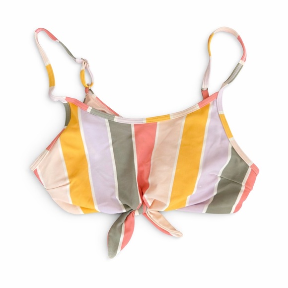 Hollister Striped Multicolor Bathing Suit Top - Picture 2 of 7